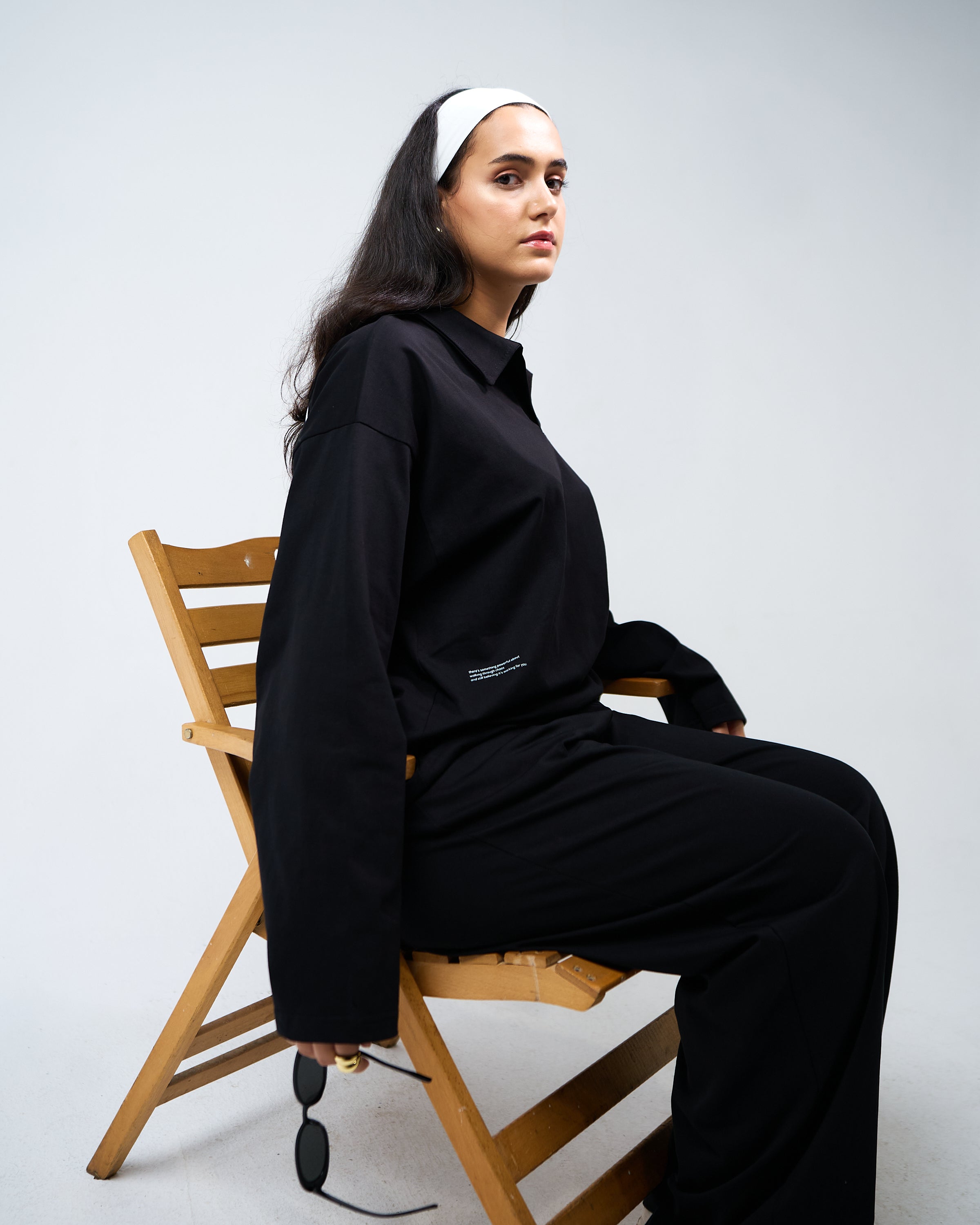 Noir Lucky Fit Oversized Unisex Top