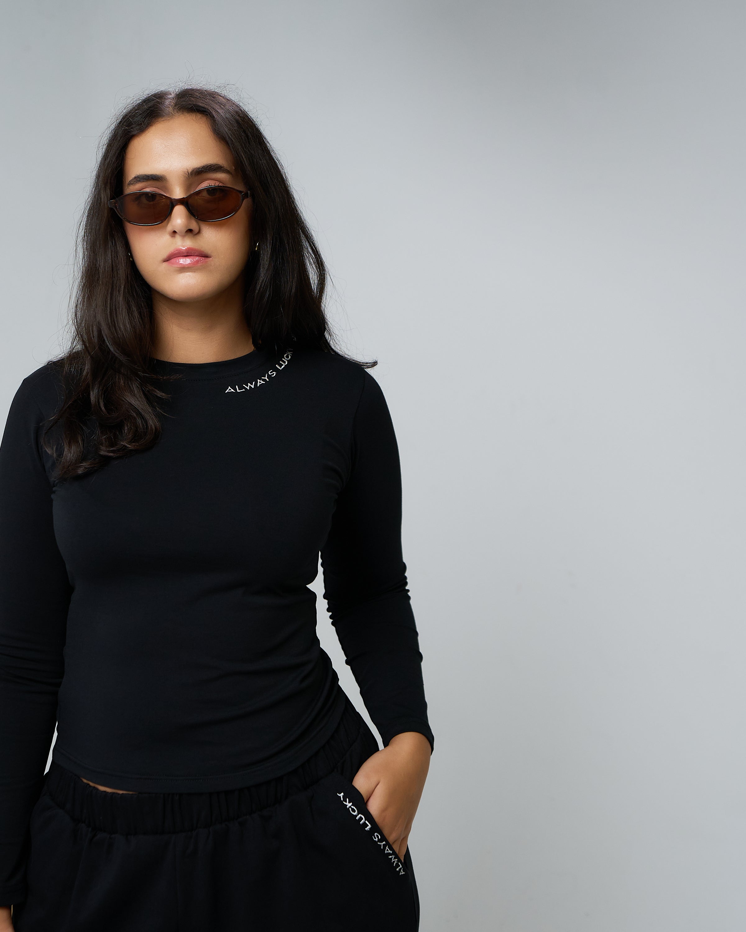 Noir Fortune Contour Top